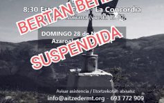 Suspendida la salida al Ubieta