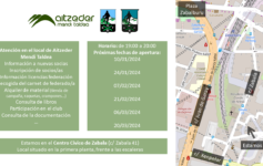 Apertura del local 2º trimestre 23-24 y recogida de licencias