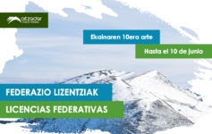Licencias federativas para el verano